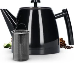 Vaja® Theepot Juliette Met Filter - Dubbelwandig -Theekan 1.0L - Glimmend Zwart 25 Vaja® Theepot Juliette Met Filter - Dubbelwandig -Theekan 1.0L - Glimmend Zwart -Kookgerei Koning Verkoop 1200x1024 1