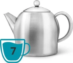 Bredemeijer - Theepot Minuet Santhee 1,4L Mat Dubbelwandig -Kookgerei Koning Verkoop 1200x1029