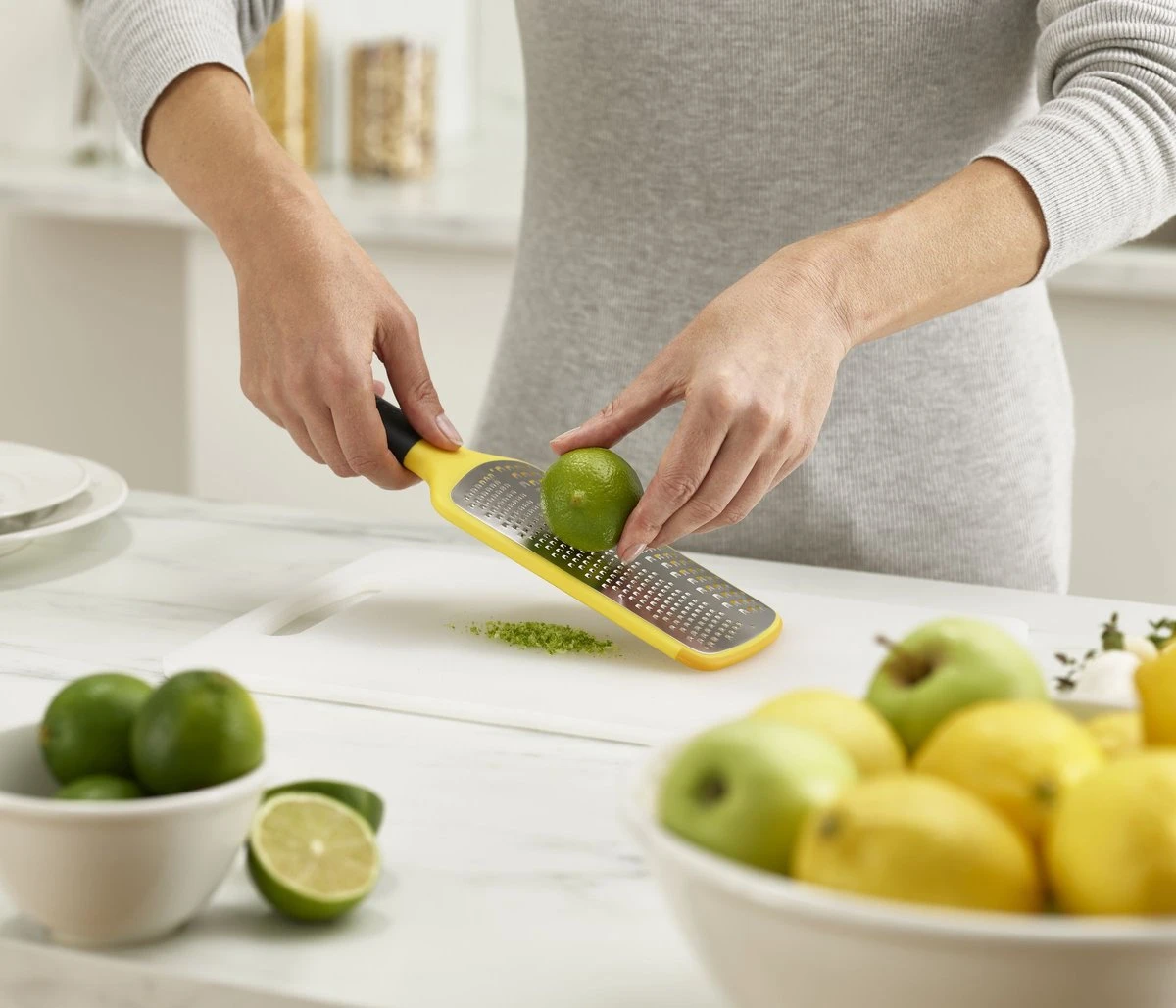 Mandoline En Rasp Set, Geel/Groen, RVS - Joseph Joseph | Go-to 8 Mandoline En Rasp Set, Geel/Groen, RVS - Joseph Joseph | Go-to - Afbeelding 8