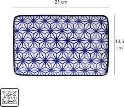 Tokyo Design Studio Nippon Blue Sushiserviesset - Porselein - 6 Delig - 2 Persoons -Kookgerei Koning Verkoop 1200x1030 4