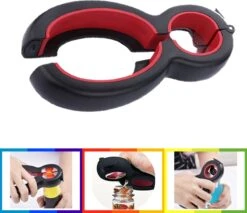 Multifunctionele Opener - 6-in-1 Keuken Hulp - Ouderen Opener - Fles Opener - Bier Opener - Pot Opener - Zak Opener - Veiligheidszegels Verwijderen - Doppen Losdraaien - Allesopener - Zwart/Rood 23 Multifunctionele Opener - 6-in-1 Keuken Hulp - Ouderen Opener - Fles Opener - Bier Opener - Pot Opener - Zak Opener - Veiligheidszegels Verwijderen - Doppen Losdraaien - Allesopener - Zwart/Rood -Kookgerei Koning Verkoop 1200x1033 5
