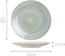 Cosy&Trendy Serviesset 24-delig Turbolino Blauw -Kookgerei Koning Verkoop 1200x1034 3