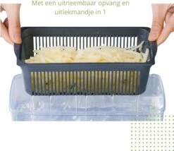 Bymouna - Groentesnijder - Uiensnijder - Spiraalsnijder - Frietsnijder - Rasp - Instelbaar - Kunststof - BPA Vrij - Mandoline Keukensnijder - Alles Snijder - Chopper - Multifunctionele Groentesnijder - 14 Delig 22 Bymouna - Groentesnijder - Uiensnijder - Spiraalsnijder - Frietsnijder - Rasp - Instelbaar - Kunststof - BPA Vrij - Mandoline Keukensnijder - Alles Snijder - Chopper - Multifunctionele Groentesnijder - 14 Delig -Kookgerei Koning Verkoop 1200x1038 5