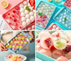 Ronde Ijsblokjesvorm Met Deksel - Set Van Twee - Mintgroen - Ronde Ijsblokjes - Hoogwaardig Kunststof En BPA-vrij - Herbruikbaar - Keukengadgets - Vaatwasserbestendig -Kookgerei Koning Verkoop 1200x1039 17