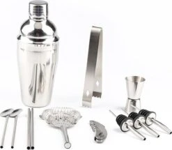 Merkloos Cocktail Set - Cocktail Shaker Set - 13-delige Cocktailset - Cocktail Shaker - Cocktail Maatbeker - Jigger - Houten Standaard - Zeef - Roerstaaf - Drinkrietjes - Schenktuit - Flessenstop - Flesopener - IJstang - RVS - Cadeau - Vaderdag 11 Merkloos Cocktail Set - Cocktail Shaker Set - 13-delige Cocktailset - Cocktail Shaker - Cocktail Maatbeker - Jigger - Houten Standaard - Zeef - Roerstaaf - Drinkrietjes - Schenktuit - Flessenstop - Flesopener - IJstang - RVS - Cadeau - Vaderdag -Kookgerei Koning Verkoop 1200x1044 13