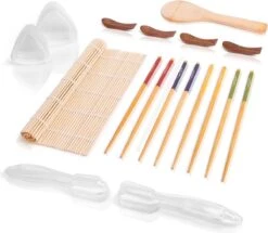 Amazy Sushi Set | Sushi Maker Set Voor Beginners Incl. Bamboe Sushi Roll Matje, Rijstlepel, Sushi Maker En Eetstokjes Met Dienblad - Eenvoudig Te Gebruiken Voor Beginners En Professionals 13 Amazy Sushi Set | Sushi Maker Set Voor Beginners Incl. Bamboe Sushi Roll Matje, Rijstlepel, Sushi Maker En Eetstokjes Met Dienblad - Eenvoudig Te Gebruiken Voor Beginners En Professionals -Kookgerei Koning Verkoop 1200x1045 5