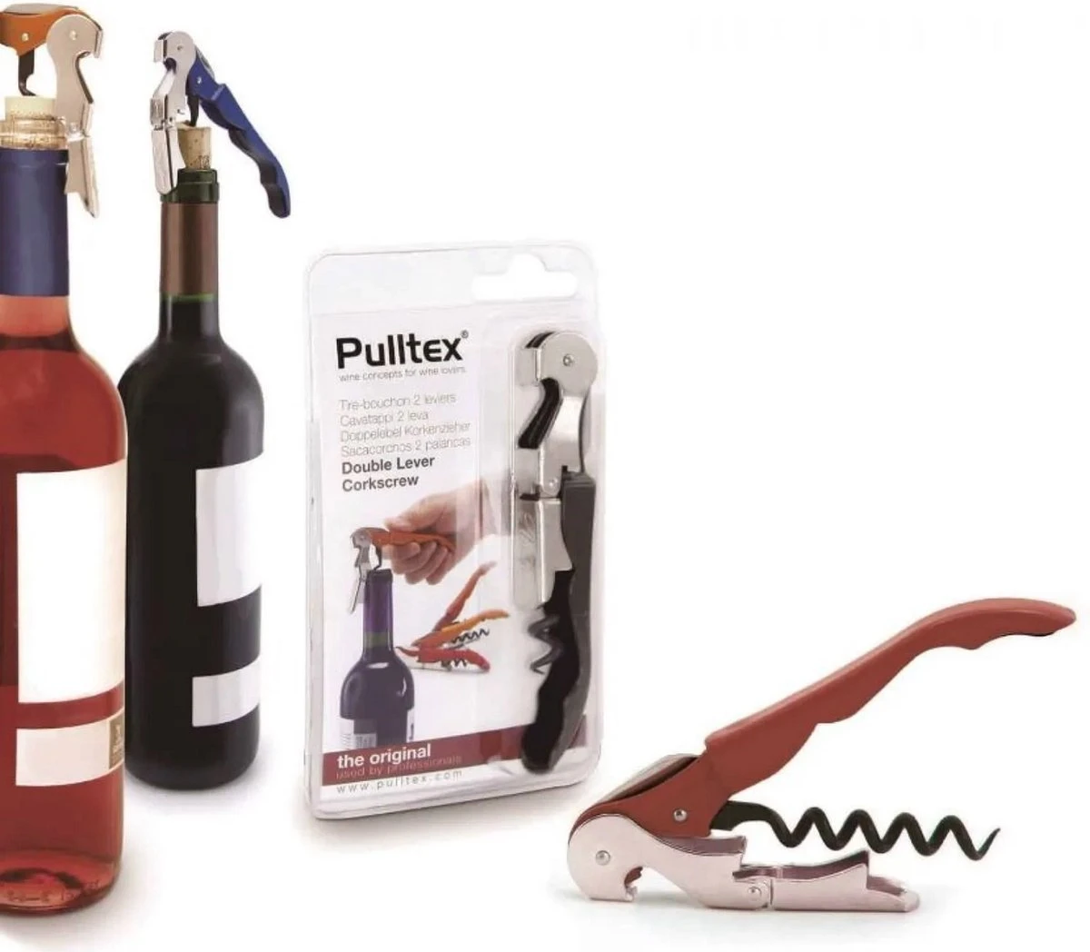 Pulltex Kelnersmes Pulltap Bordeaux 4 Pulltex Kelnersmes Pulltap Bordeaux - Afbeelding 4