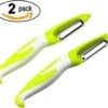 Merkloos Dunschiller En Peeler - Set: 2 Stuks - Mesje - Schilmes - Schiller - Multifunctioneel - Voor Fruit - Groente - Aardappel - Asperges - Appel