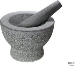 Svenska Living Vijzel Met Stamper - Grijs - Graniet - 16 Cm -Kookgerei Koning Verkoop 1200x1050 14