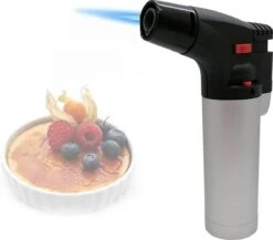 Crème Brûlée Brander - Aansteker - Gasbrander - Zwart