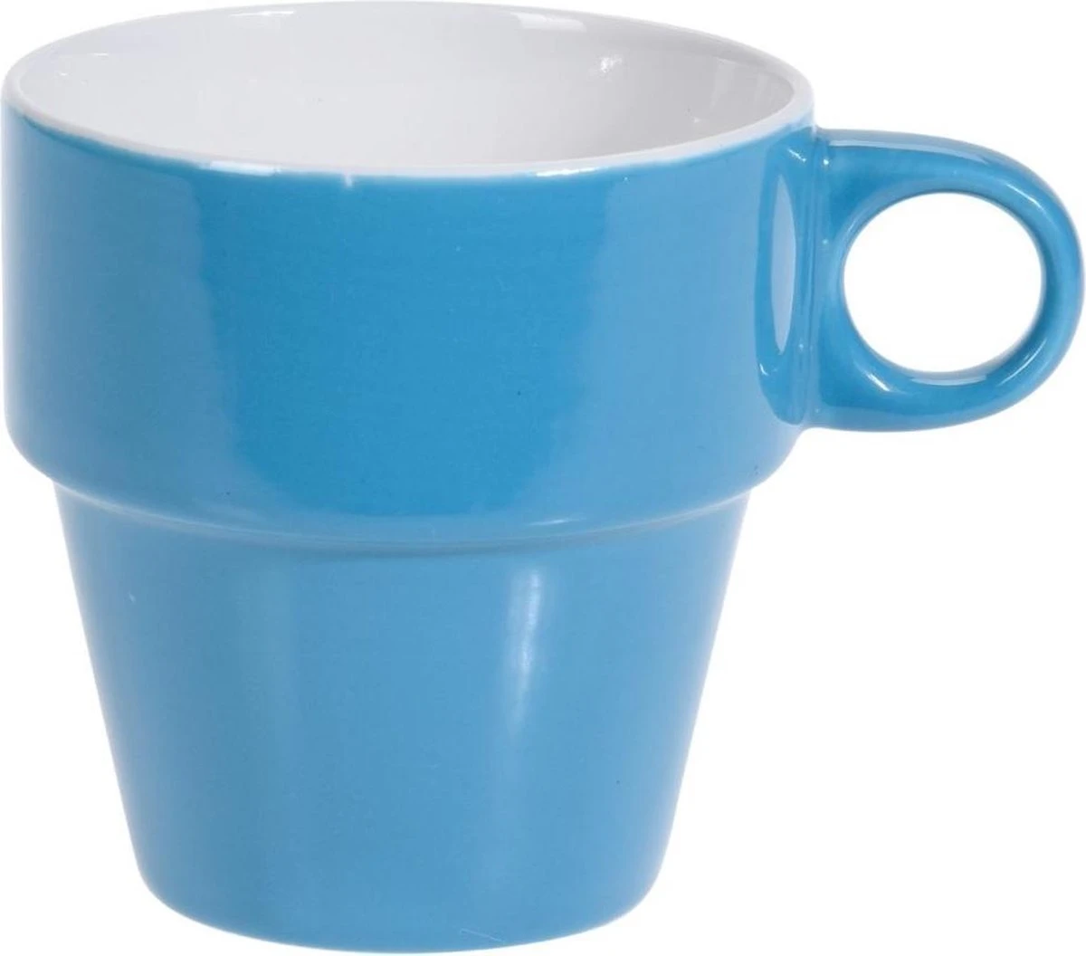 Orange85 Koffiekopjes - Met Houder - Set Van 6 - Gekleurd - 300 Ml - Keramiek 2 Orange85 Koffiekopjes - Met Houder - Set Van 6 - Gekleurd - 300 Ml - Keramiek - Afbeelding 2