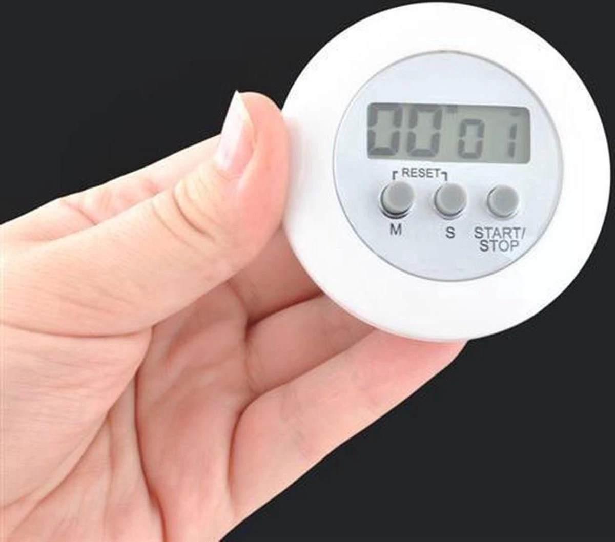 LOUZIR Ronde Digitale Kookwekker – Kan Ook Gebruikt Worden Als Timer En Stopwatch 6 LOUZIR Ronde Digitale Kookwekker – Kan Ook Gebruikt Worden Als Timer En Stopwatch - Afbeelding 6