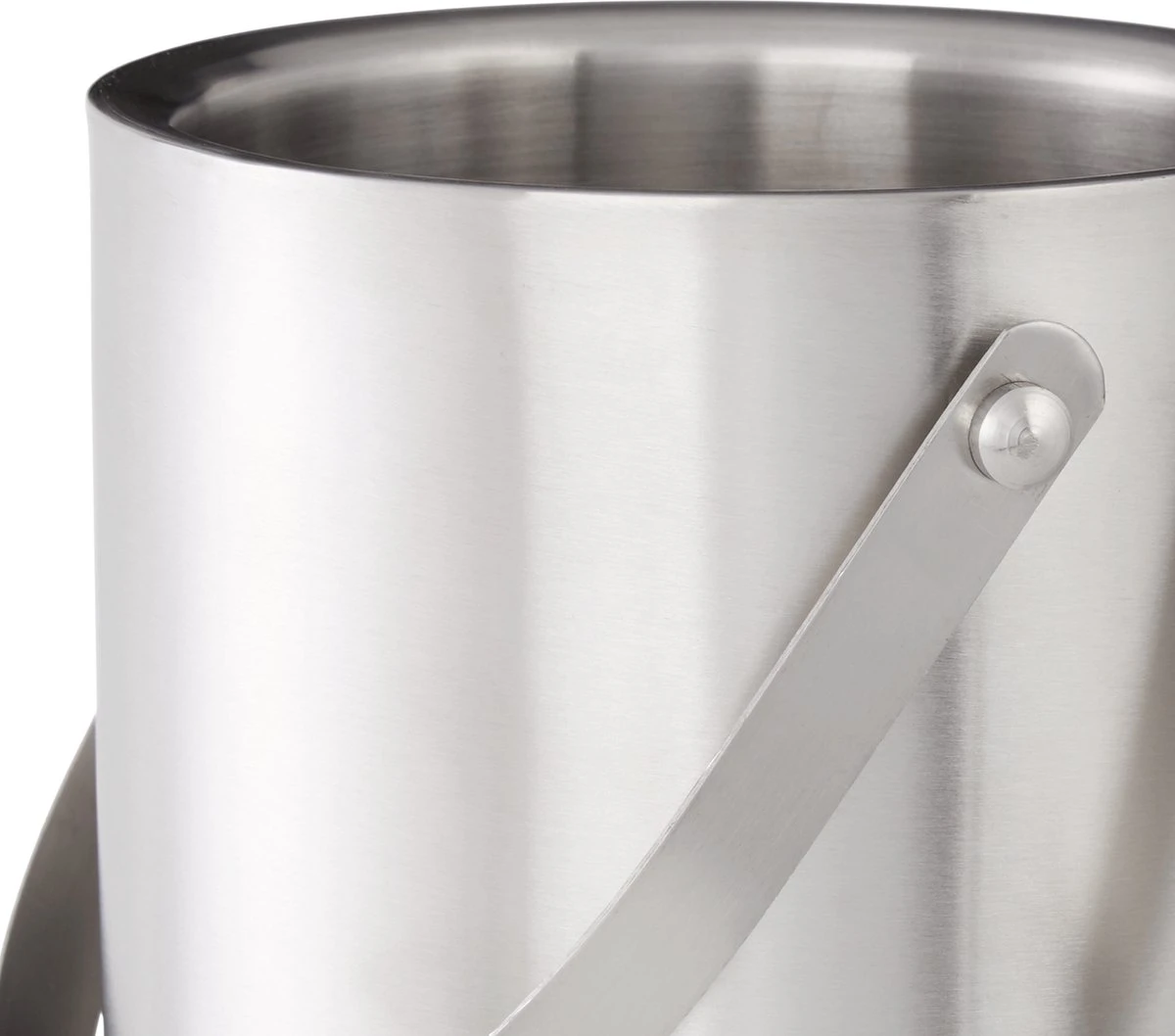 Relaxdays - Ijsemmer Met Tang En Deksel 2 Liter - Ijsblokjesemmer Zilver - RVS 5 Relaxdays - Ijsemmer Met Tang En Deksel 2 Liter - Ijsblokjesemmer Zilver - RVS - Afbeelding 5