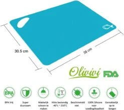 Olivivi - Snijplank Kunststof - Snijplankenset - Snijplanken - Cutting Board - Flexibel - Set 4 Stuks -Kookgerei Koning Verkoop 1200x1060 6