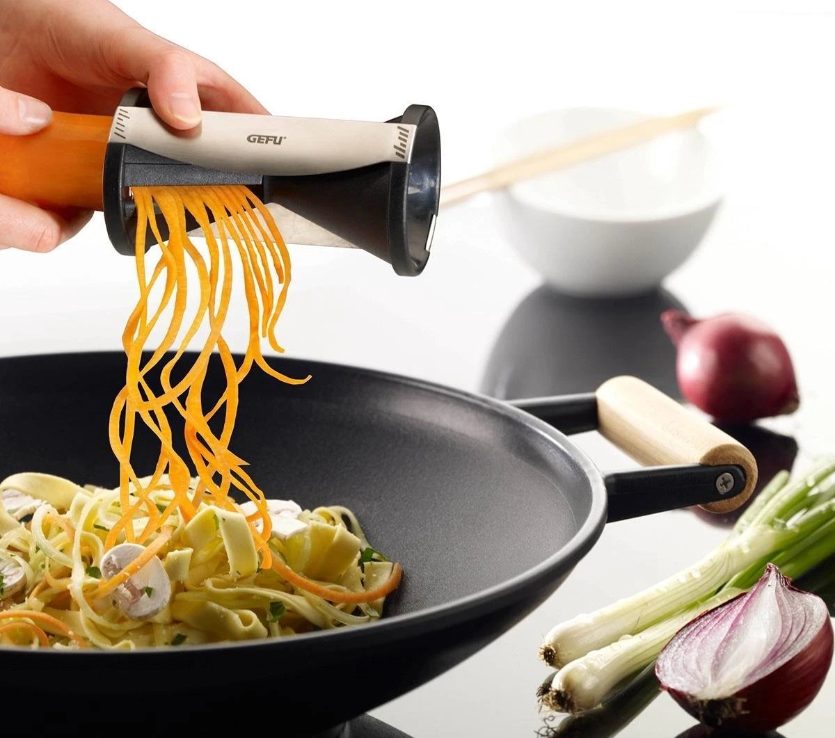 GEFU Spirelli Spiraalsnijder - Zwart 8 GEFU Spirelli Spiraalsnijder - Zwart - Afbeelding 8