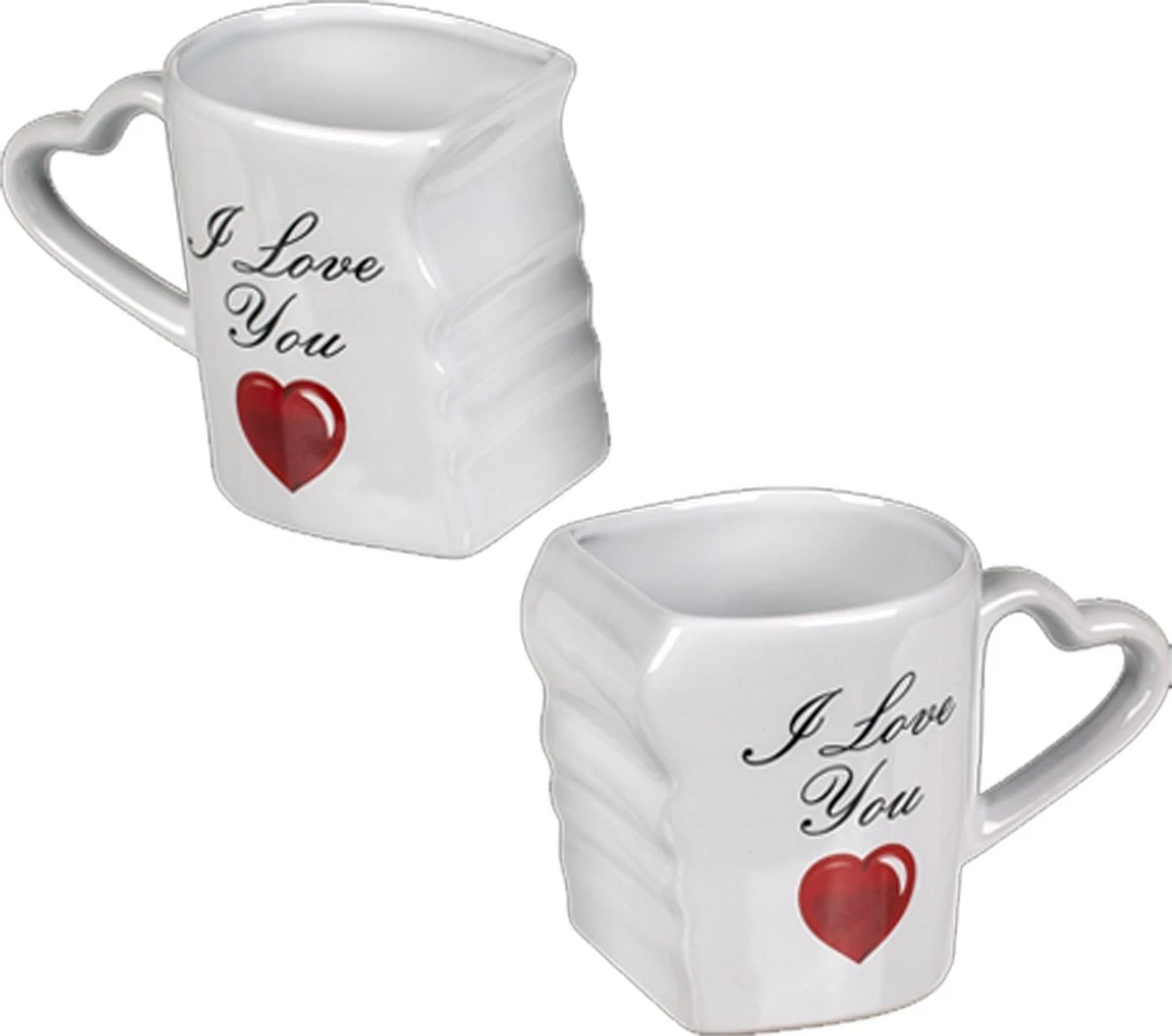 I Love You Kopjesset Met Hartvormig Handvat (Set Van 2) 7 I Love You Kopjesset Met Hartvormig Handvat (Set Van 2) - Afbeelding 7