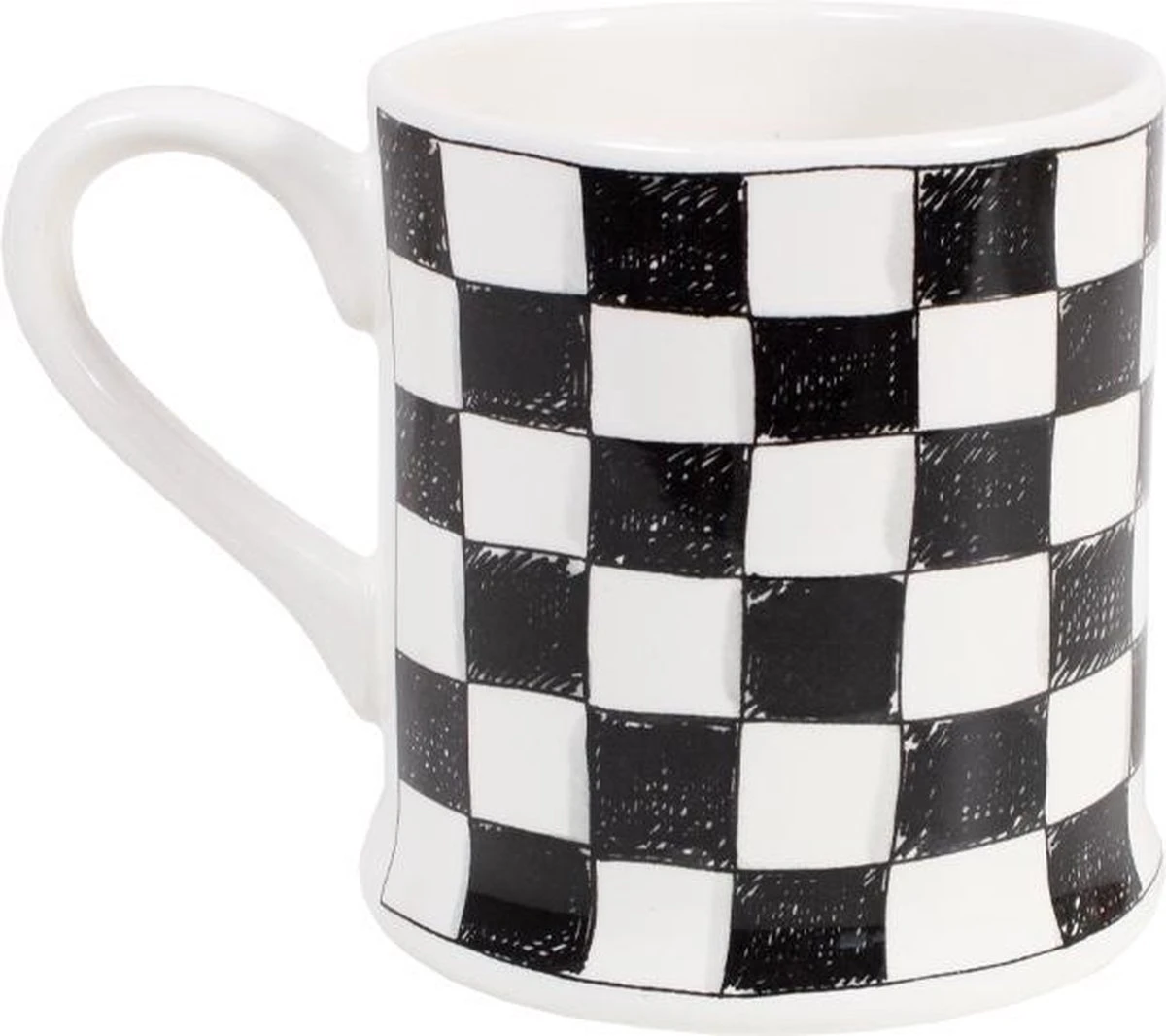 BLOND AMSTERDAM X NOIR: MUG CHECKERED 3 BLOND AMSTERDAM X NOIR: MUG CHECKERED - Afbeelding 3