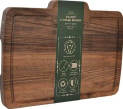 Walnoot Snijplanken - Hout - Grote Dikke Walnoten Snijplank (43 X 30 Cm) - Omkeerbare Grote Houten Snijplank - (met Hout Olie En Doek) -Kookgerei Koning Verkoop 1200x1066 8