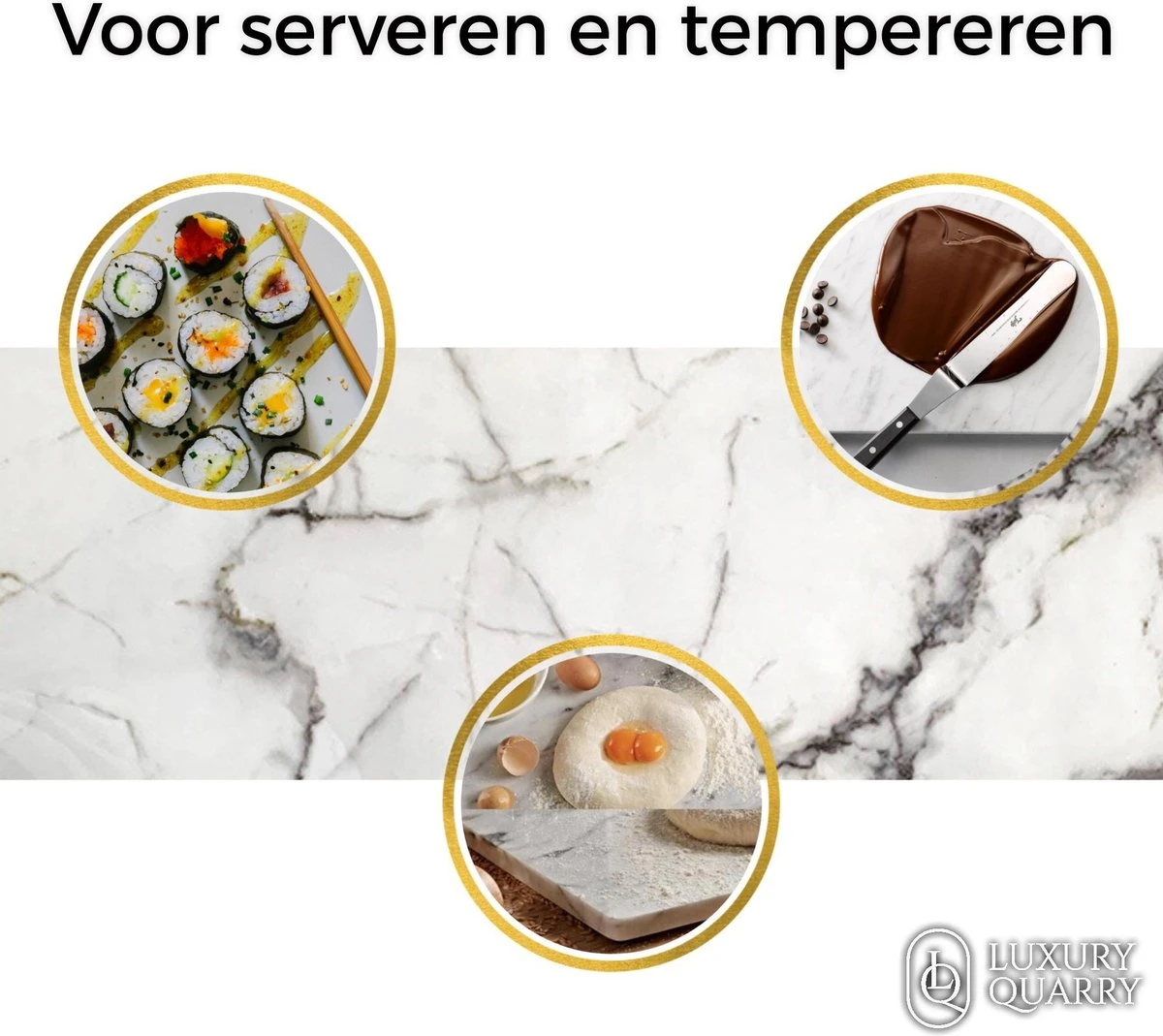 Marmeren Plaat Wit Snijplank 45x35cm Handgemaakt Italiaans Marmer – Tapasplank Marble Cuttingboard Kaasplank - Serveerplank En Borrelplank - LuxuryQuarry® 2 Marmeren Plaat Wit Snijplank 45x35cm Handgemaakt Italiaans Marmer – Tapasplank Marble Cuttingboard Kaasplank - Serveerplank En Borrelplank - LuxuryQuarry® - Afbeelding 2