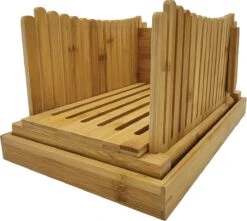 Stelleriana Broodsnijder Of Broodsnijmachine Van Bamboo Hout Als Hulpmiddel Bij Het Snijden Van Vers Zelf Gebakken Brood En Broodbakken. Bevat Een Broodplank/Snijplank Met Kruimelbak/Kruimelvanger. -Kookgerei Koning Verkoop 1200x1073 10