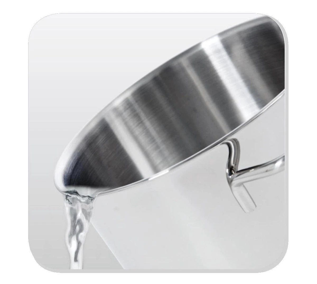 BK Profiline Pannenset - 4-delig - RVS - Inductie 6 BK Profiline Pannenset - 4-delig - RVS - Inductie - Afbeelding 6