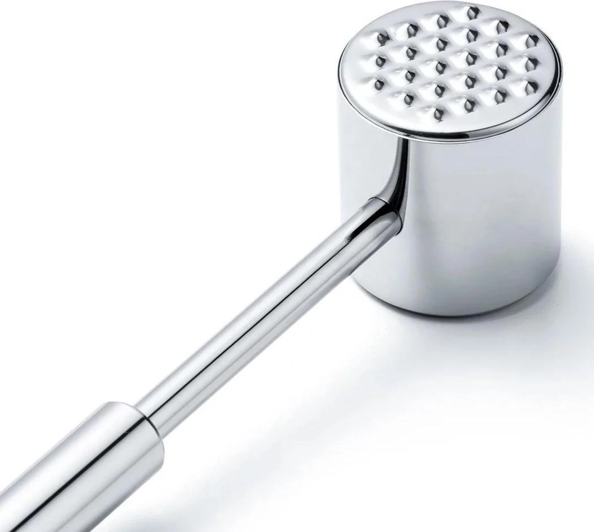 Vleeshamer - Vleesvermalser - Vleesklopper - RVS - Zilver 3 Vleeshamer - Vleesvermalser - Vleesklopper - RVS - Zilver - Afbeelding 3