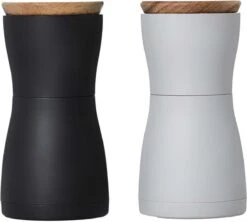 AdHoc Peper En Zoutmolen Set - Twin Mini - Zwart/Grijs -Kookgerei Koning Verkoop 1200x1080 6