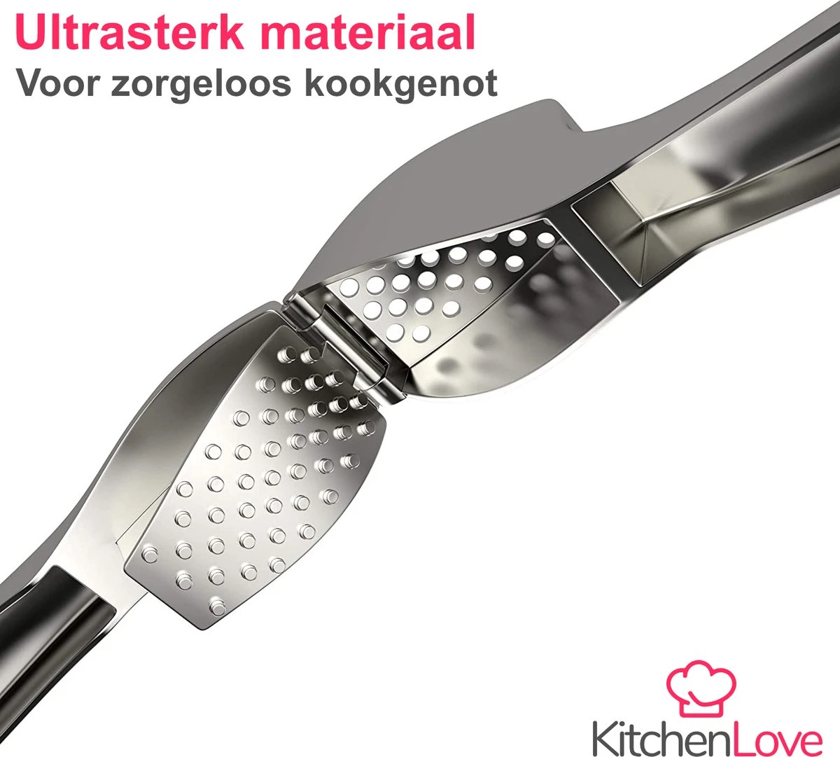 KitchenLove Knoflookpers - Knoflookpers/Gemberpers - Vaatwasser Bestendig 6 KitchenLove Knoflookpers - Knoflookpers/Gemberpers - Vaatwasser Bestendig - Afbeelding 6