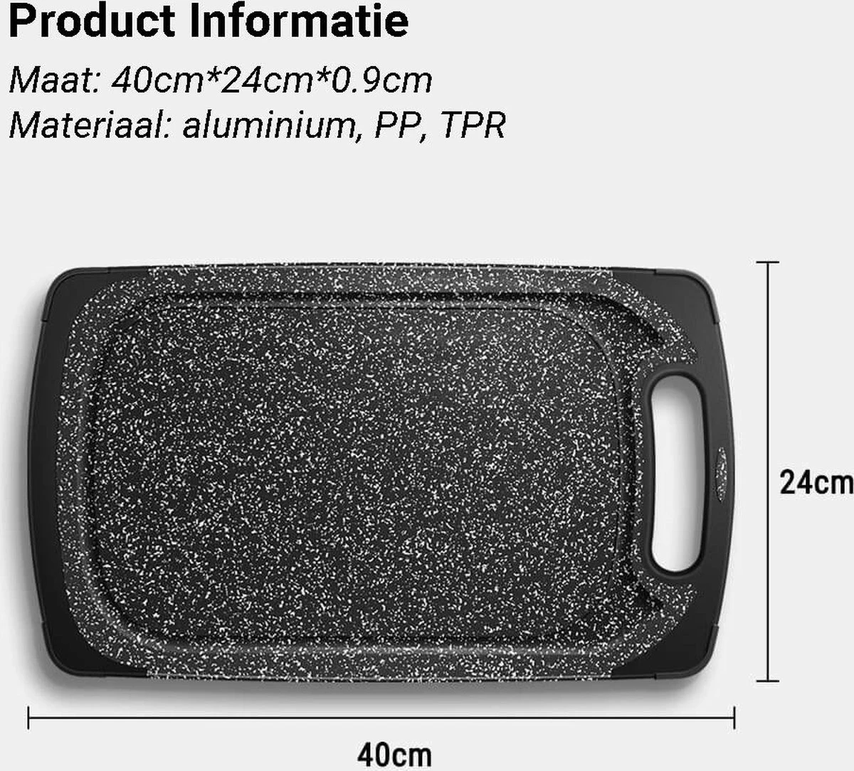 KC Merials Snijplank & Ontdooiplaat 2 In 1- Multifunctionele Snijplank - Kunststof Snijplanken - 2 Tot 10 Keer Sneller Vlees Ontdooien - Hygiënisch, Veilig & Duurzaam. 9 KC Merials Snijplank & Ontdooiplaat 2 In 1- Multifunctionele Snijplank - Kunststof Snijplanken - 2 Tot 10 Keer Sneller Vlees Ontdooien - Hygiënisch, Veilig & Duurzaam. - Afbeelding 9