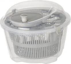 Excellent Houseware Slacentrifuge / Slazwierder / Sladroger Kunststof 5 Liter - Deksel Grijs - Salade Spinner -Kookgerei Koning Verkoop 1200x1084 6