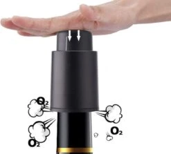 Wijndop | Langer Houdbaar Dop | Vacuum Pomp | Champagne Kurk | Wijnen | Leuk Om Cadeau Te Doen!