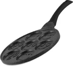 Emoji Pannenkoekenpan Pancake | 26cm | 7 Kop - Marmeren Anti Aanbaklaag Met Smiley 11 Emoji Pannenkoekenpan Pancake | 26cm | 7 Kop - Marmeren Anti Aanbaklaag Met Smiley -Kookgerei Koning Verkoop 1200x1088 15