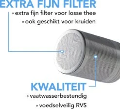 PrimeAmbition - 2 Stuks Theezeef En Theetip Voor Losse Thee - Extra Fijne Filter - Thee Ei Set Met Schoteltje Voor Theezakjes 10 PrimeAmbition - 2 Stuks Theezeef En Theetip Voor Losse Thee - Extra Fijne Filter - Thee Ei Set Met Schoteltje Voor Theezakjes -Kookgerei Koning Verkoop 1200x1092 10