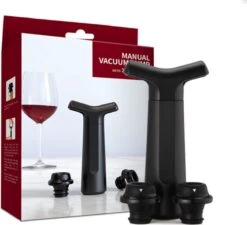 YUGN Wijn Vacuumpomp Wijnstopper Vacuum - Wijn Stopper Flessenstop Met 4 Vacuüm Wijndoppen - Wijndop Met Timer - Cadeau Tip -Kookgerei Koning Verkoop 1200x1094 11
