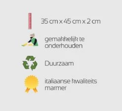 Marmeren Plaat Wit Snijplank 45x35cm Handgemaakt Italiaans Marmer – Tapasplank Marble Cuttingboard Kaasplank - Serveerplank En Borrelplank - LuxuryQuarry® 8 Marmeren Plaat Wit Snijplank 45x35cm Handgemaakt Italiaans Marmer – Tapasplank Marble Cuttingboard Kaasplank - Serveerplank En Borrelplank - LuxuryQuarry® -Kookgerei Koning Verkoop 1200x1094 6