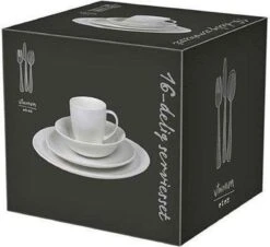 Vtwonen Serviesset - Wit - Porselein - 16-Delig -Kookgerei Koning Verkoop 1200x1097 3