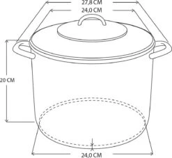 Excellent Houseware Soeppan - 9 L 8 Excellent Houseware Soeppan - 9 L -Kookgerei Koning Verkoop 1200x1101 13