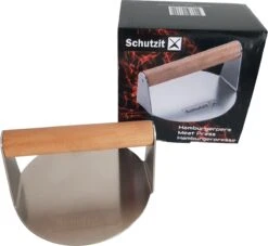 Schutzit - Hamburgerpers RVS - 14 Cm - BBQ Accesoires - Hamburgermaker - Grill Hamburger Press - Smash Burger Maker -Kookgerei Koning Verkoop 1200x1103 9