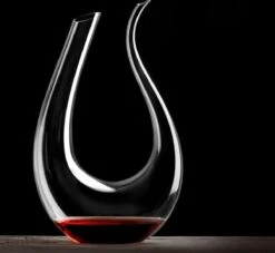 Luxwine - Decanteer Karaf Wijn - Wijnkaraf - 1.5L - Luxe Karaf - Incl. 1000 Schoonmaakparels - Luxe Cadeauverpakking - Decanter - Decanteer Karaf - Wijnkaraf - Wijn Decanteerder - Wijn Accessoires - U-vorm - Kerstcadeau