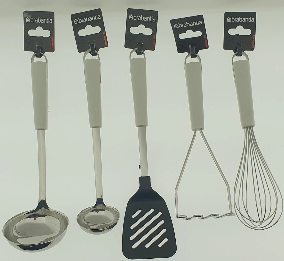 Brabantia Keuken Set - Essential Line - Wit - 5 Delig 1 Brabantia Keuken Set - Essential Line - Wit - 5 Delig