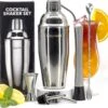 Easynova - Cocktail Shaker Set - 6 Delig - Cocktail Shaker - Cocktailset - Geschenkverpakking - Valentijn