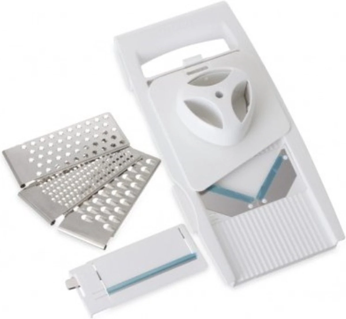 Leifheit ComfortLine Multifunctionele Rasp - 4+1 - Wit 1 Leifheit ComfortLine Multifunctionele Rasp - 4+1 - Wit