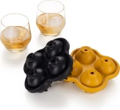 Blumtal Bollen IJsblokjesvorm - 2 X 4 IJsblokjes - Hoogwaardig Siliconen - 8 Stuks - 5 Cm - Zwart / Geel 15 Blumtal Bollen IJsblokjesvorm - 2 X 4 IJsblokjes - Hoogwaardig Siliconen - 8 Stuks - 5 Cm - Zwart / Geel -Kookgerei Koning Verkoop 1200x1109 5