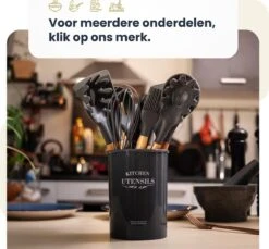 Hescom Siliconen Open Spatel Met Anti-aanbaklaag - Keukengerei Met Ergonomisch Design - Hittebestendig - Vaatwasservriendelijk -Kookgerei Koning Verkoop 1200x1111 14