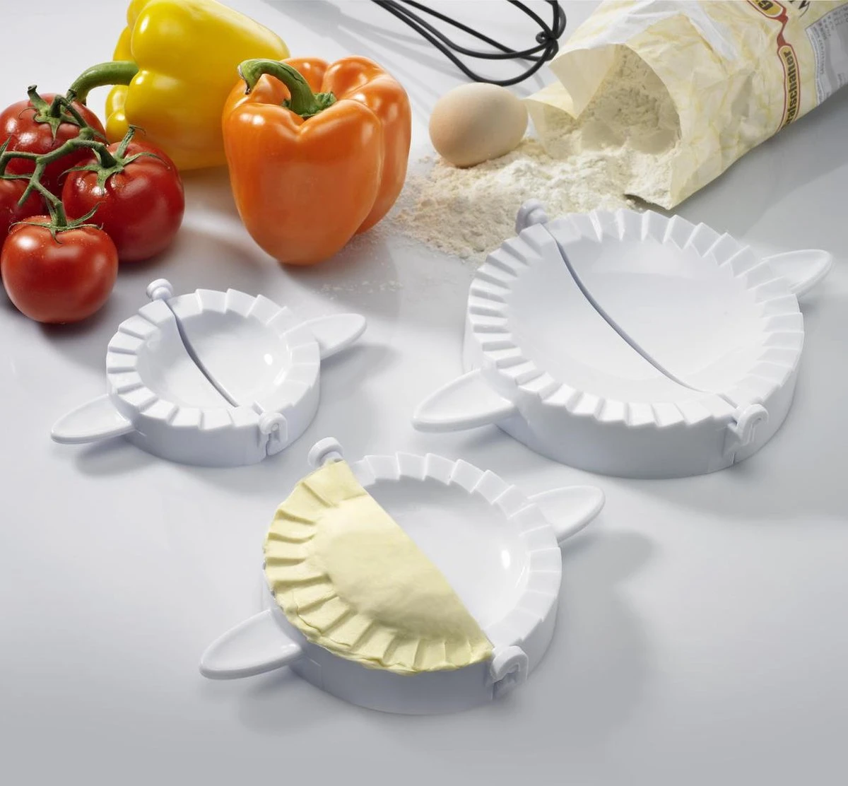 Westmark Raviolimaker - 3 Vormen - 15,5 Cm 2 Westmark Raviolimaker - 3 Vormen - 15,5 Cm - Afbeelding 2