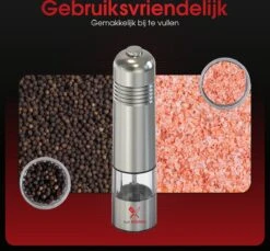Aye Kitchen Peper En Zout Molen Set – Elektrisch – Voor Kruiden & Specerijen – RVS - Duurzaam 14 Aye Kitchen Peper En Zout Molen Set – Elektrisch – Voor Kruiden & Specerijen – RVS - Duurzaam -Kookgerei Koning Verkoop 1200x1114 10