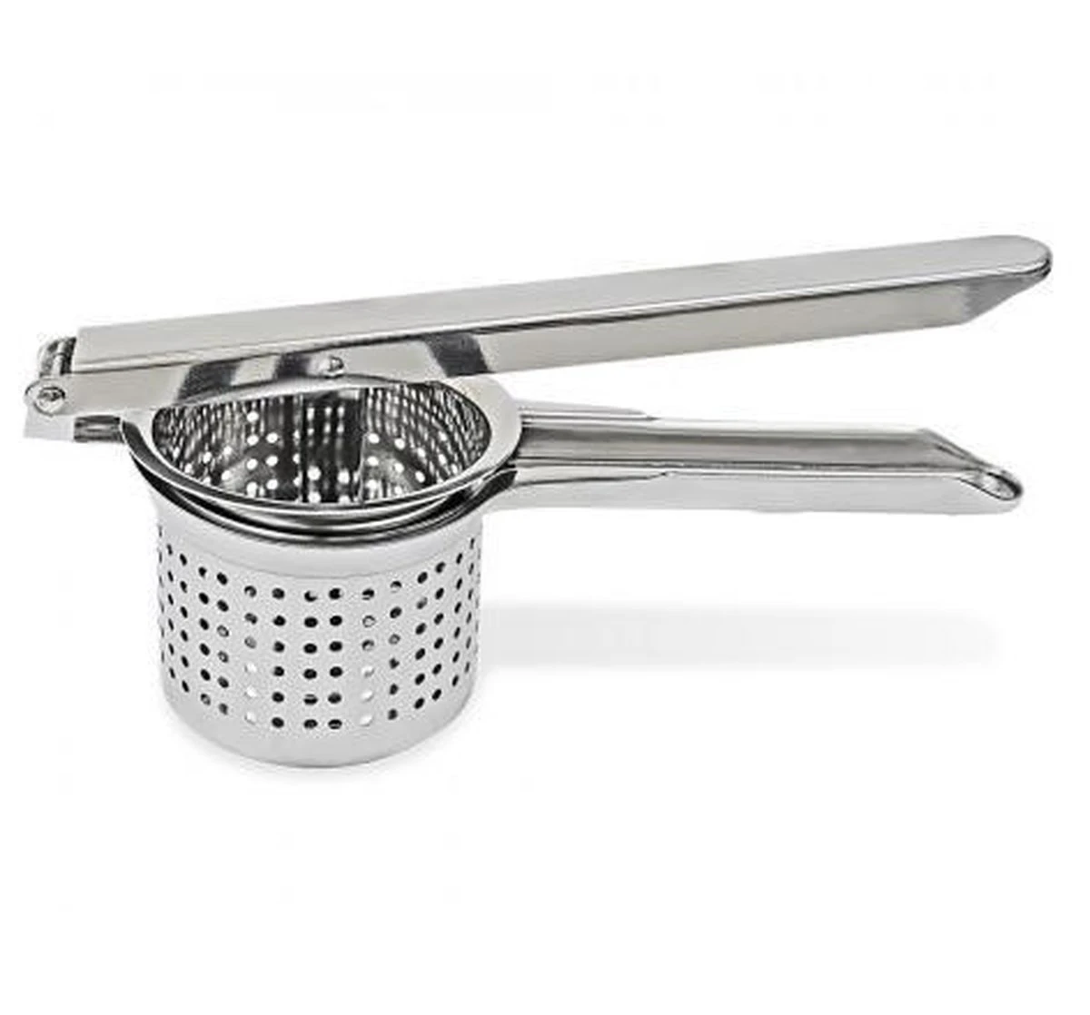 Merkloos Aardappelpers RVS 4 Merkloos Aardappelpers RVS - Afbeelding 4