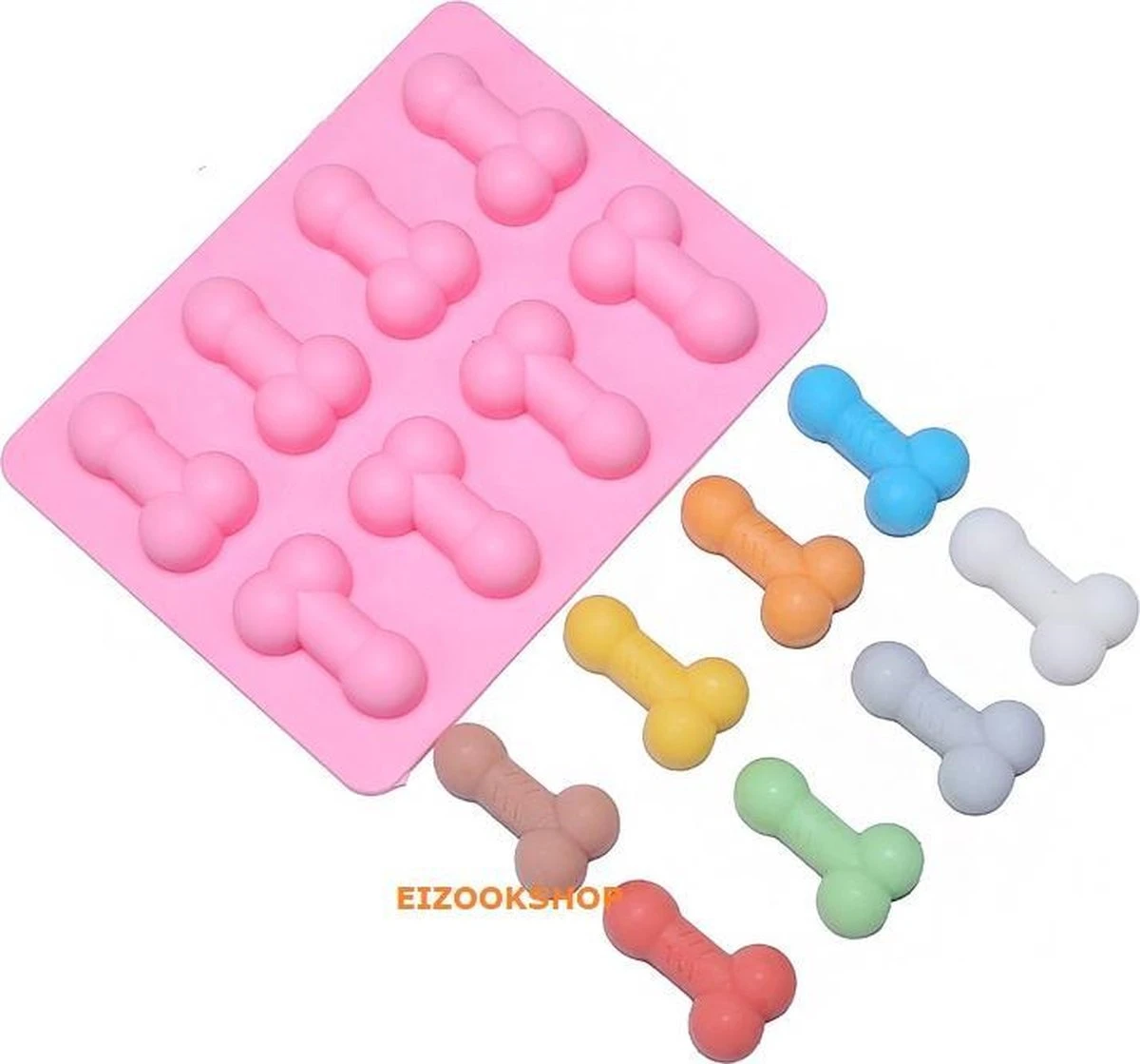 Merkloos Penis Vorm - Ijsklontjes Chocolade Fondant Cake Penis Vorm - Bakken En Vriezen 1 Merkloos Penis Vorm - Ijsklontjes Chocolade Fondant Cake Penis Vorm - Bakken En Vriezen