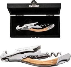 Laguiole Style De Vie Kurkentrekker - In Giftbox - Olijfhout