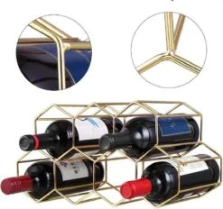 Wijnrek Hexagon 9 Flessen | Flessenrek | Wijn Accessoires | Wijnkast | Wijnrek Metaal | Wijnrekken | Wijnfleshouder | Wijnhouder | Goud 24 Wijnrek Hexagon 9 Flessen | Flessenrek | Wijn Accessoires | Wijnkast | Wijnrek Metaal | Wijnrekken | Wijnfleshouder | Wijnhouder | Goud -Kookgerei Koning Verkoop 1200x1125 26